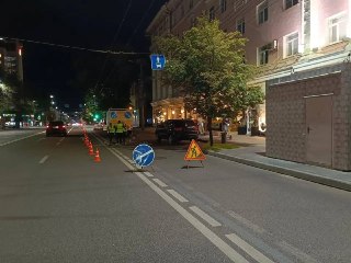 Ночные работы: Делиниаторы на дорогах Воронежа для метробуса
